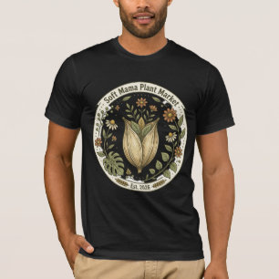 Vintage Soft Mama Pflanzenmarkt Retro Botanisch Sc T-Shirt