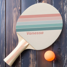 Vintage Soft Sea Muschel Streifen mit Namen