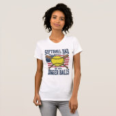 Vintage Softball Dad Bigger Balls Shirt Design_1 (Vorne ganz)