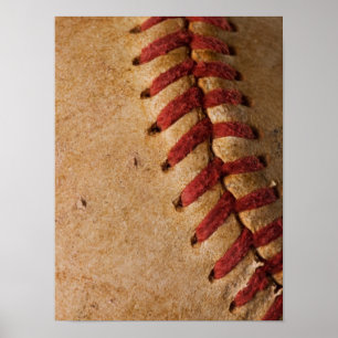 Vintage Softball-Nah-Up-Vorlage Poster
