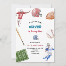 Vintage Softball Sport Geburtstagsparty Einladung