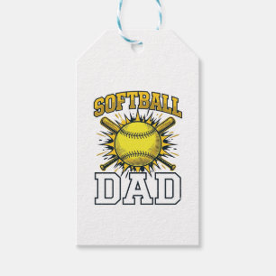 Vintage-Softball-Vater-Shirt-Design_1 Geschenkanhänger