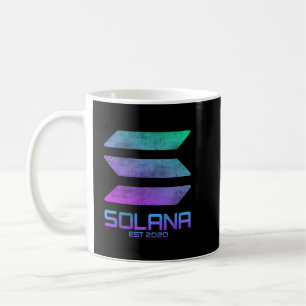 vintage solana SOL Crypto Coin HODL Kaffeetasse