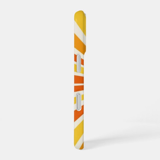 Vintage Solar Burst iPhone 16 Hülle (Rechte Seite)