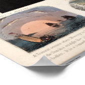 Vintage Solarkarte Poster (Ecke)