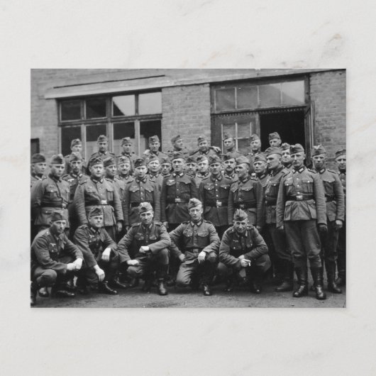 Vintage Soldaten Postkarte (Vorderseite)