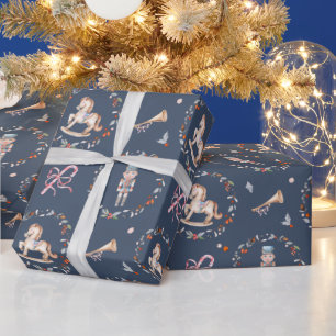Vintage Soldaten-Weihnachtspapier Geschenkpapier