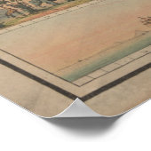 Vintage Solstiz und Equinox-Diagramm (1845) Poster (Ecke)