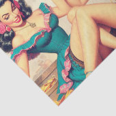 Vintage Sombrero Girls Seidenpapier (Ausschnitt)