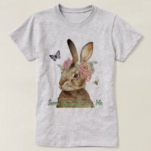 Vintage Some Bunny liebt mich Retro-Kaninchen-T-Sh T-Shirt