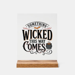 Vintage-Something-Wicked-Halloween-Shirt-Design_1 Acrylschild