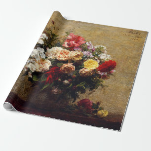 Vintage Sommer-Blume von Henri Fantin-Latour Geschenkpapier
