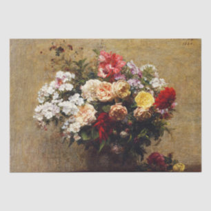 Vintage Sommer-Blume von Henri Fantin-Latour Seidenpapier