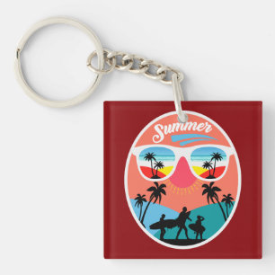 Vintage Sommer Design-68265 Schlüsselanhänger