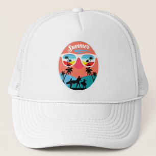 Vintage Sommer Design-68265 Truckerkappe