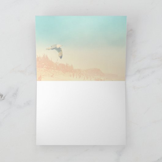 Vintage Sommergrusskarte Karte (Innenseite)