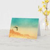 Vintage Sommergrusskarte Karte (Gelbe Blume)