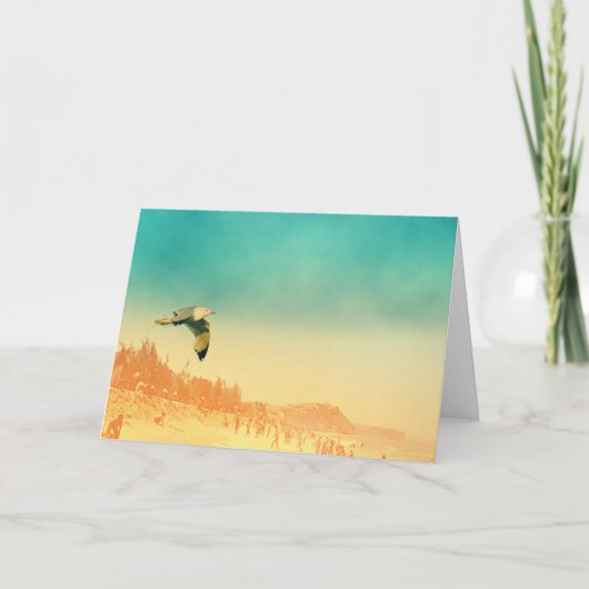 Vintage Sommergrusskarte Karte (Vorderseite)