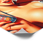 Vintage Sommerjungen Poster (Ecke)