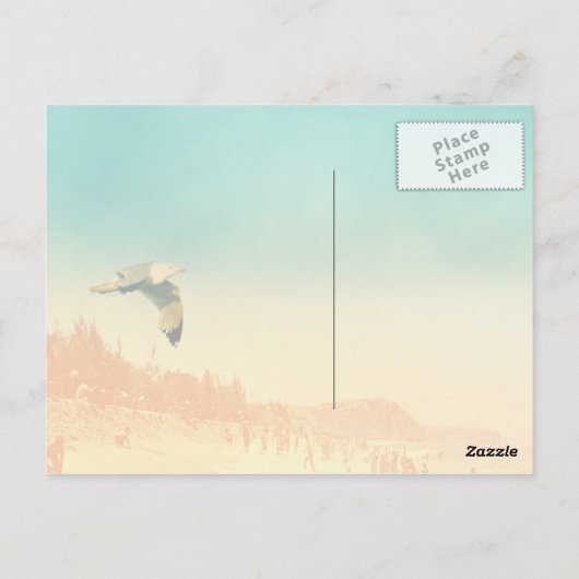 Vintage Sommerpostkarte Postkarte (Rückseite)