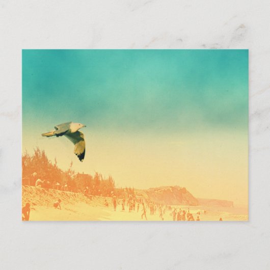 Vintage Sommerpostkarte Postkarte (Vorderseite)