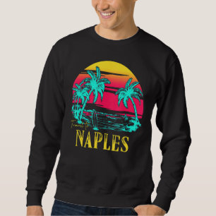 Vintage Sommerreise nach Neapel Beach Vacation Sun Sweatshirt