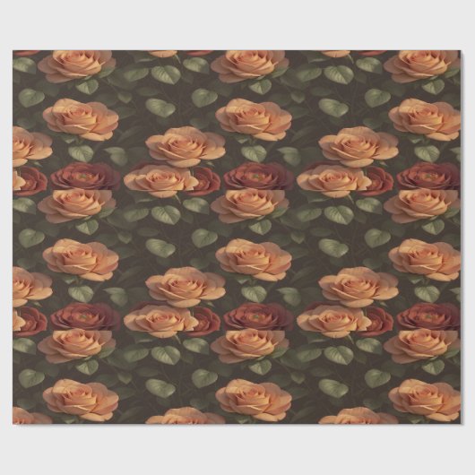 Vintage Sommerromantik: Nostalgische Stimmung Geschenkpapier (Flach)