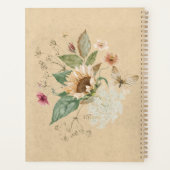 Vintage Sommersonnenblume Planer (Rückseite)