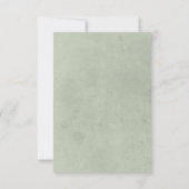 Vintage Sommersonnenblume RSVP Karte (Rückseite)