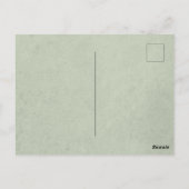 Vintage Sommersonnendusche Einladung Postkarte (Rückseite)