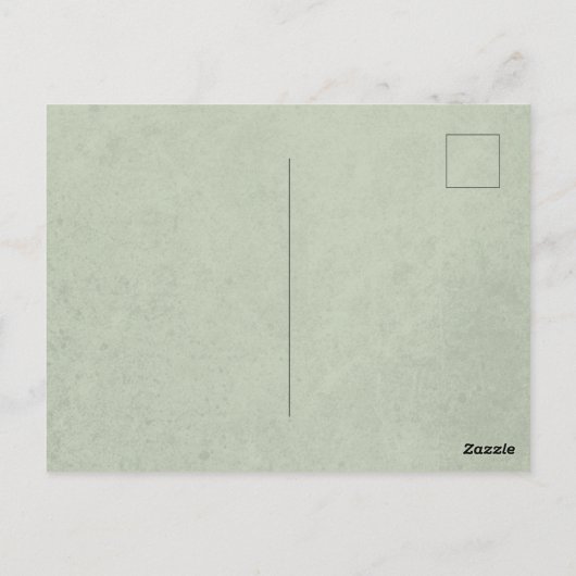 Vintage Sommersonnendusche Einladung Postkarte (Rückseite)