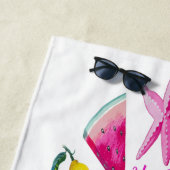 Vintage Sommerzeit Strandtuch (Beispiel)