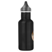 Vintage Sondeln-Metalldetektorin Edelstahlflasche (Links)