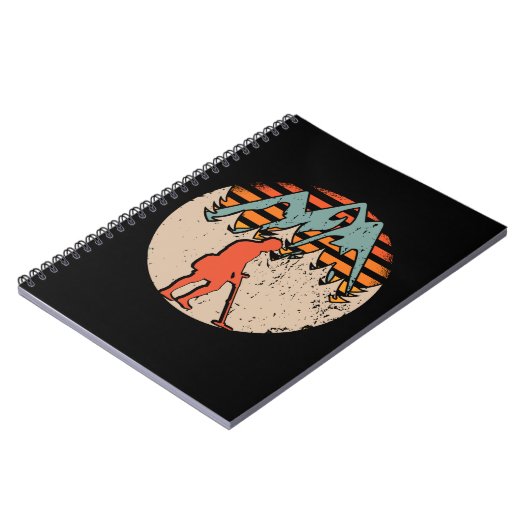 Vintage Sondeln-Metalldetektorin Notizblock (Linke Seite)