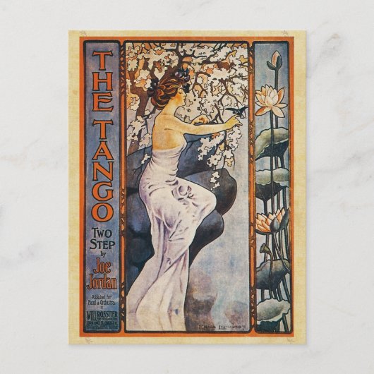 Vintage Song Sheets - The Tango Postkarte (Vorderseite)