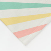 Vintage Sonne Fleecedecke (Ecke)