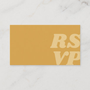 Vintage-Sonnen-Hochzeitseinladung RSVP-Karte Begleitkarte