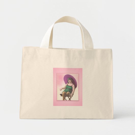 Vintage Sonnenanbeter Tasche (Vorne)