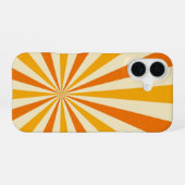 Vintage-Sonnenausbruch iPhone 16 Hülle (Rückseite (Horizontal))