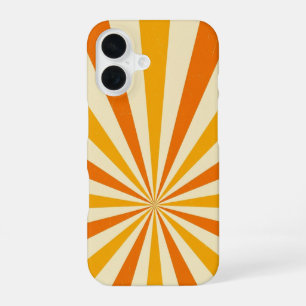 Vintage-Sonnenausbruch iPhone 16 Hülle
