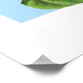 Vintage Sonnenblume Botanische Printwerbung Poster (Ecke)