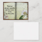 Vintage Sonnenblume Dankeschön Karte (Vorne/Hinten)