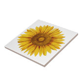 Vintage Sonnenblume Happy Blume Fliese (Seite)