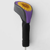 Vintage Sonnenblume Happy Blume Golf Headcover (angewinkelt)
