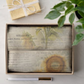 Vintage Sonnenblume IV Seidenpapier (Geschenk)