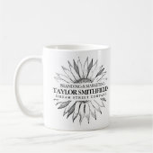 Vintage Sonnenblume Kaffeetasse (Links)