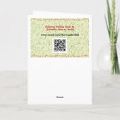 Vintage Sonnenblume Kunst, Dichtung und Musik Karte (Rückseite)