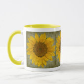 Vintage Sonnenblume Tasse (Links)
