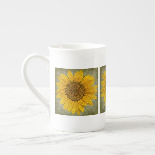 Vintage Sonnenblume Tasse (Links)