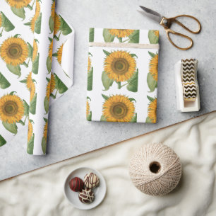 Vintage-Sonnenblume von Basilius Besler Geschenkpapier